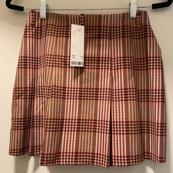 Pleated plaid mini skirt - Picture 5 of 8